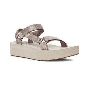 Teva Grey Platform Sandals